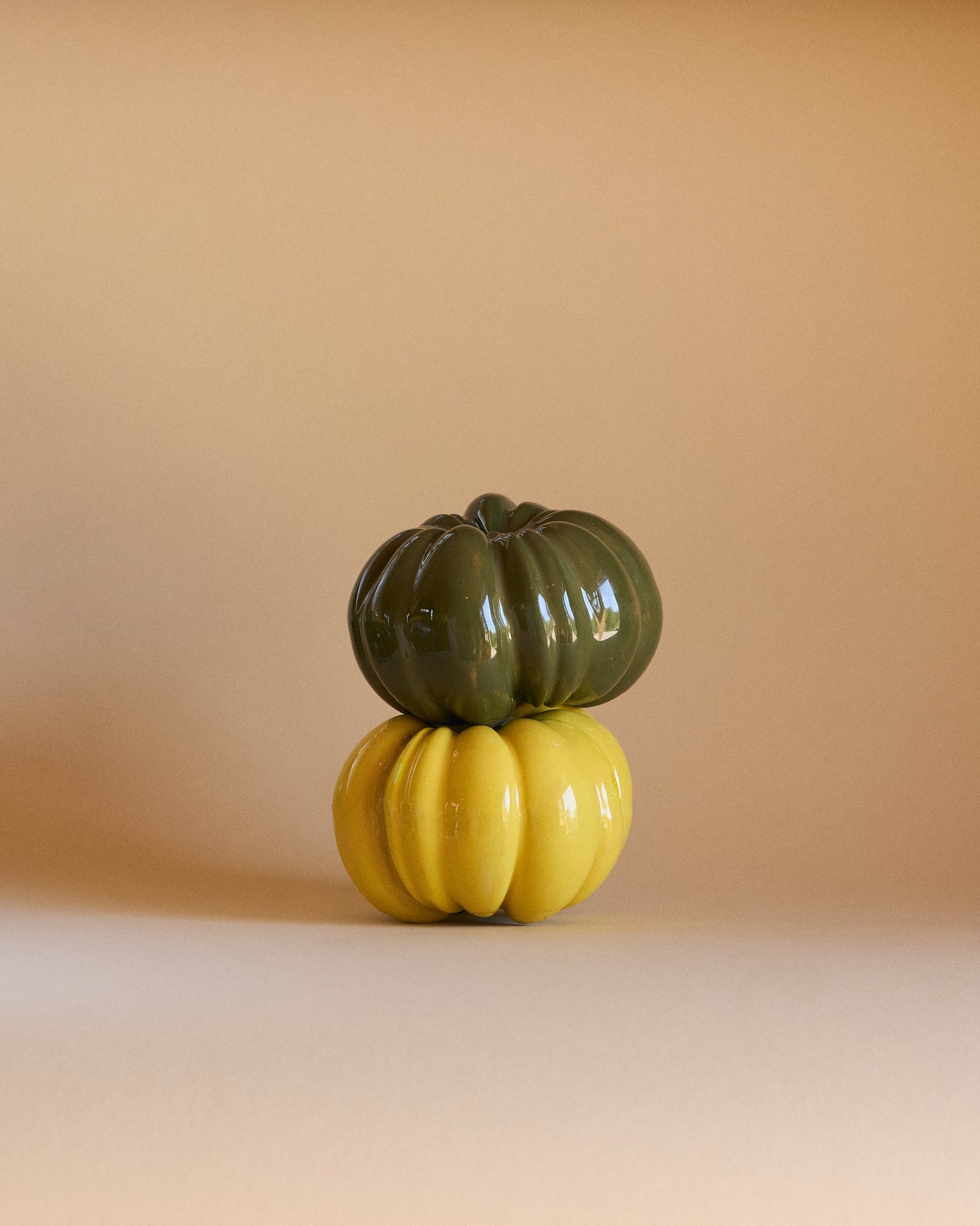 CANDLE HOLDER TOMATO L — YELLOW
