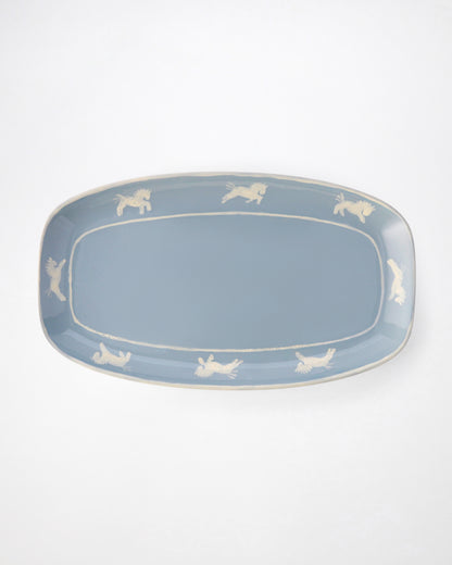 БЛЮДО OVAL BLUE