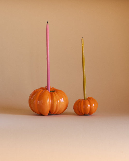 CANDLE HOLDER TOMATO L  — ORANGE