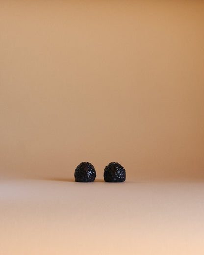 CANDLE HOLDER SET — BLACKBERRIES