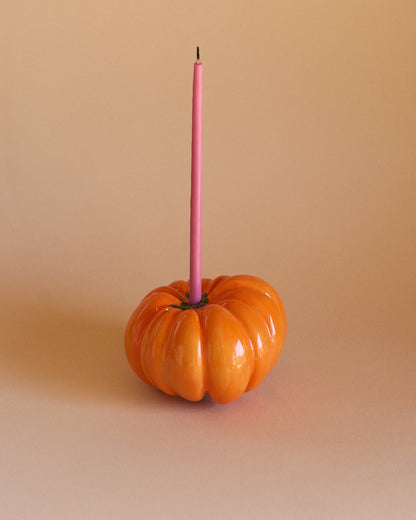 CANDLE HOLDER TOMATO L  — ORANGE