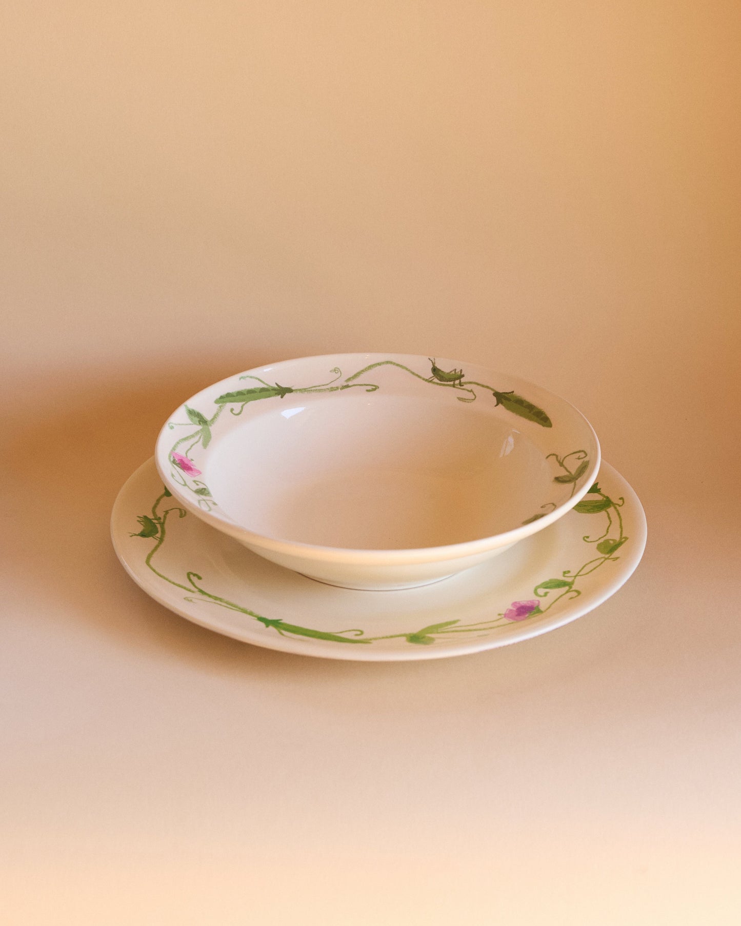 PLATE GARDEN 28 - IVORY