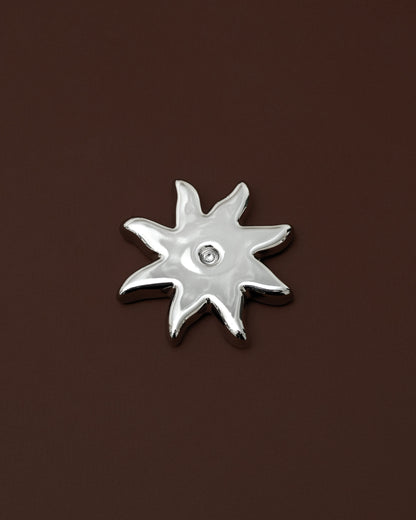 CANDLEHOLDER STAR 2 SILVER