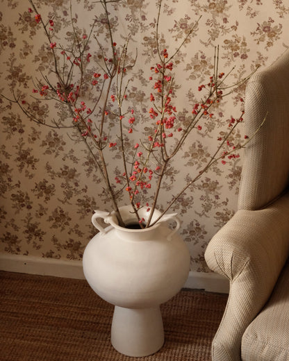 VASE AMPHORA — BEIGE