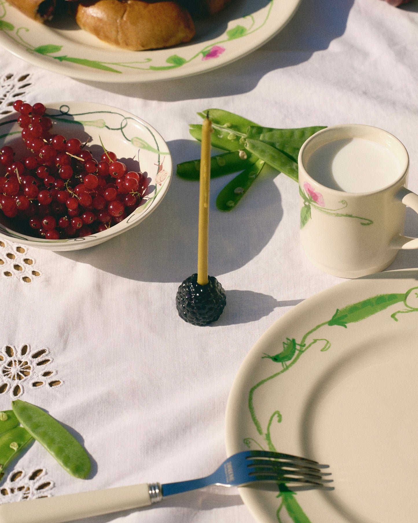 CANDLE HOLDER SET — BLACKBERRIES
